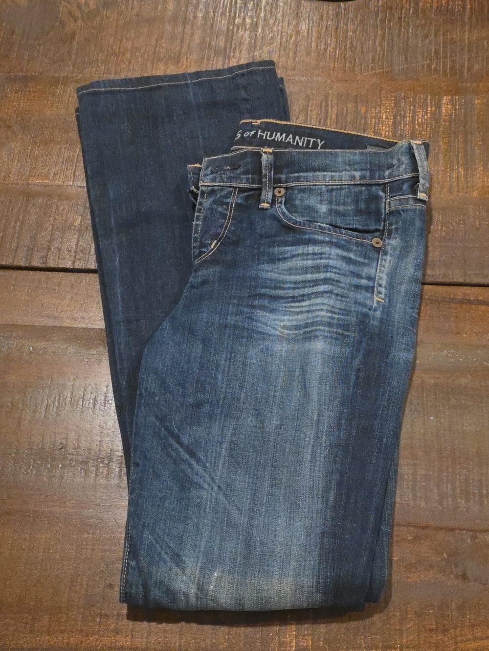 Citizens Of Humanity Women's Boot Cut Jeans in Dark Blue Wash